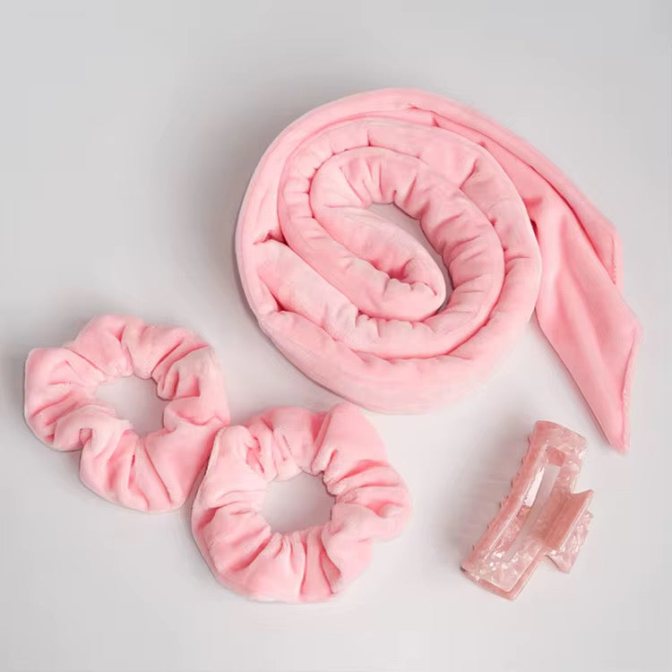Velour Heatless Curl Kit