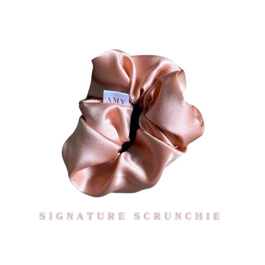 Silk Scrunchies | Pink