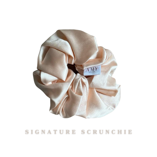 Silk Scrunchies | Nude